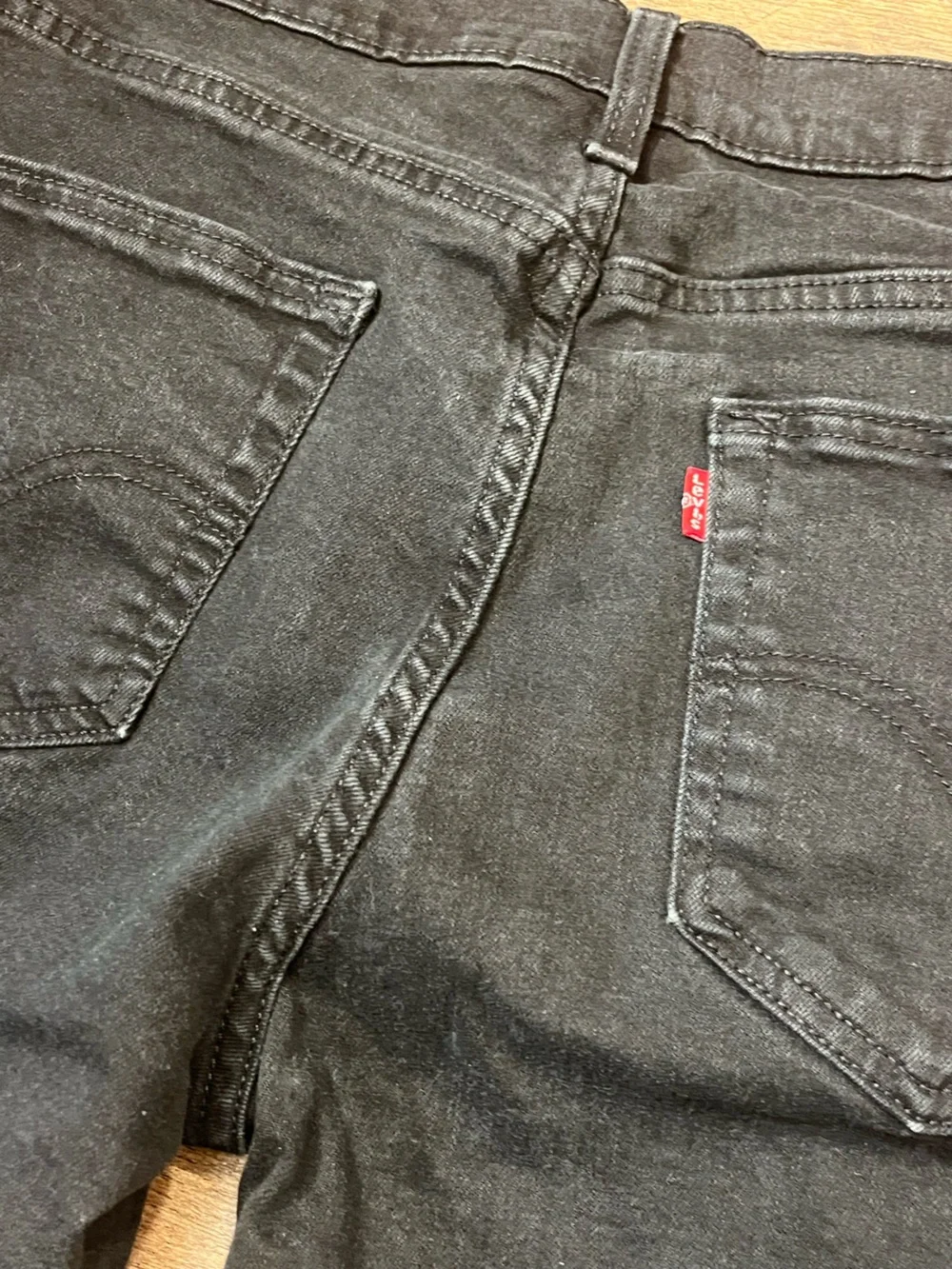 Levi's Black Cutoff 511 Denim Shorts